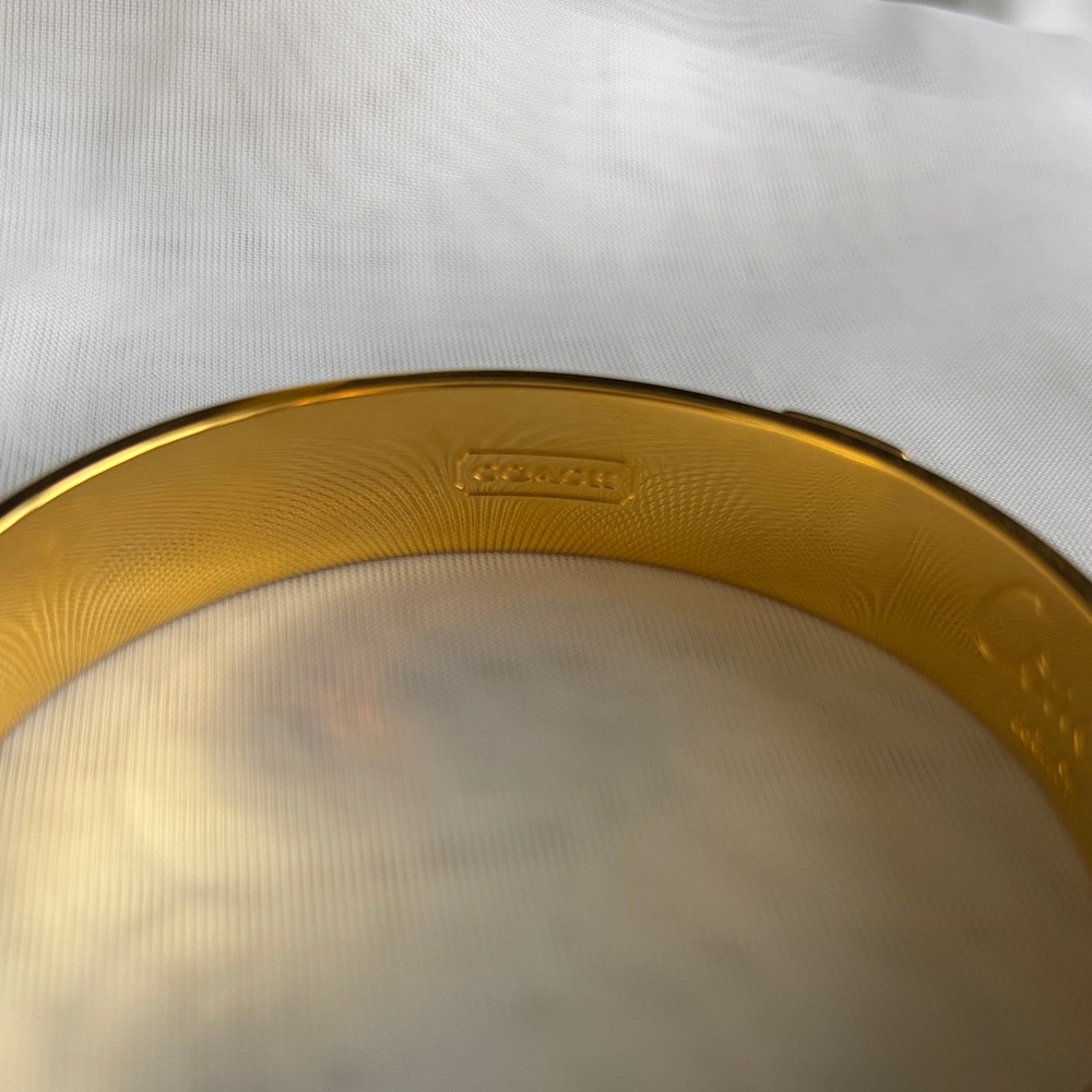 Coach Enamel Bangle Bracelet - Picture 4 of 7